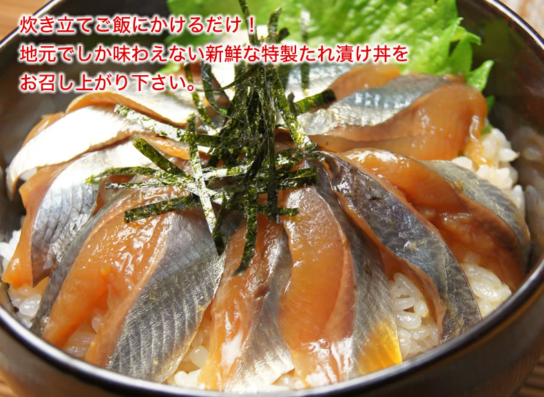一本釣りうるめいわし ぶっかけ漬け丼 増量セット(17個)